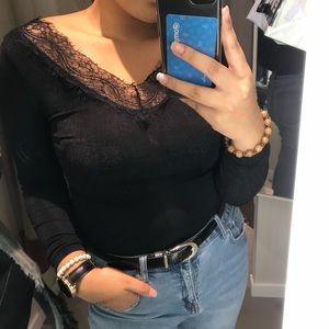 Black long sleeve (see through)